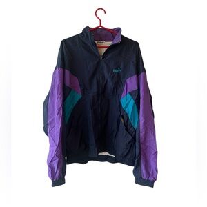 Vintage Puma Track Shell Jacket Size L